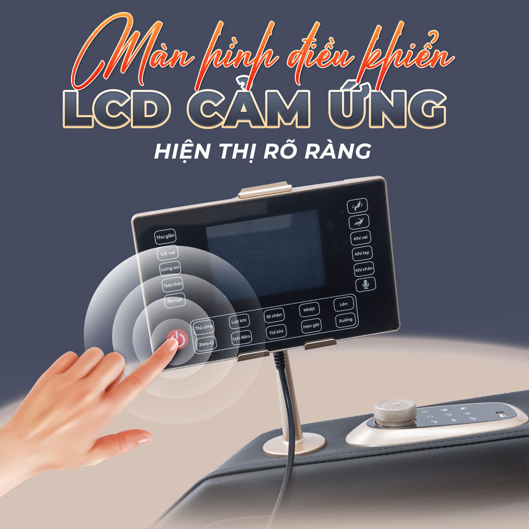 Khám phá cách điều khiển bằng màn hình LCD